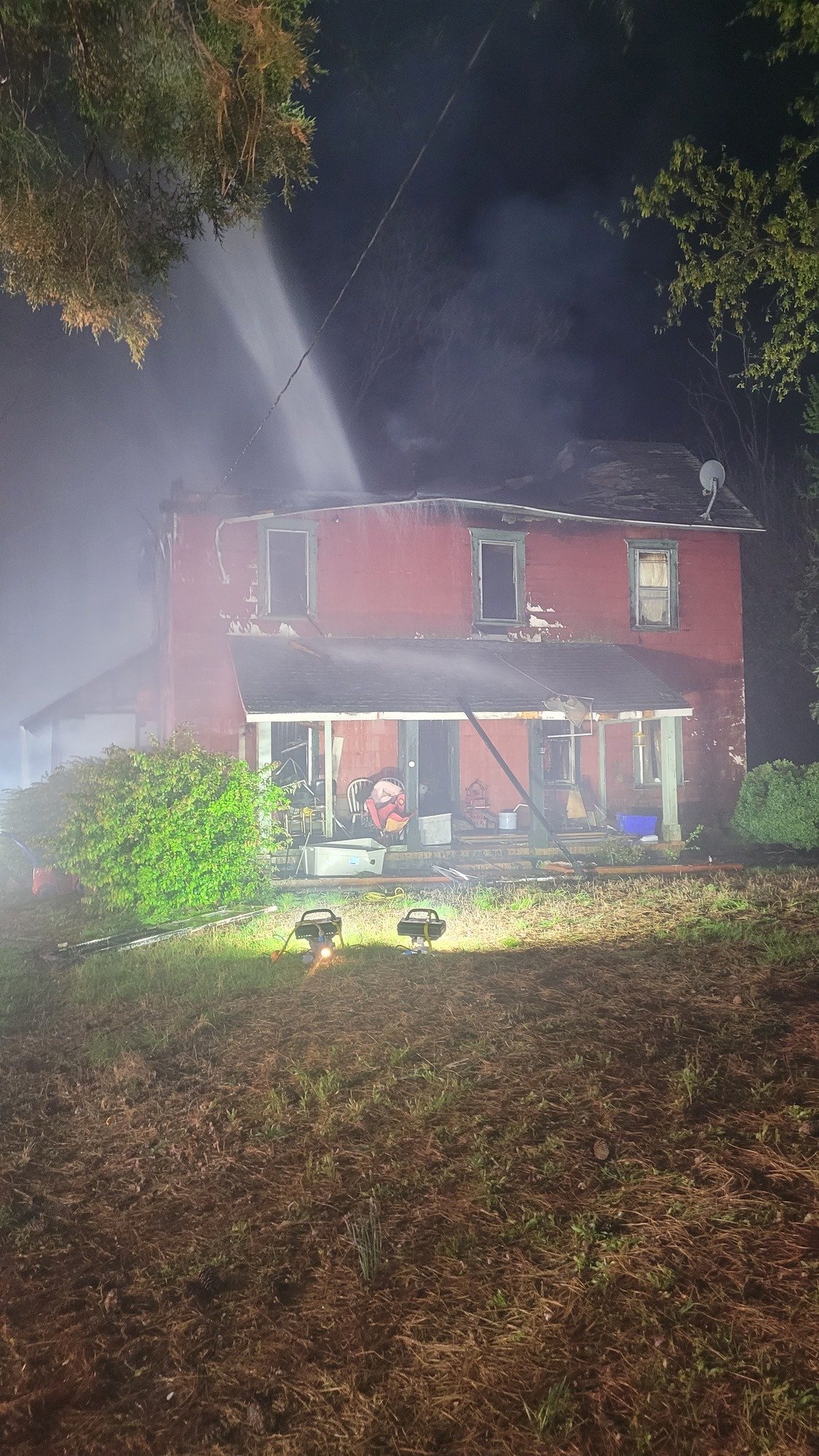 Late-night blaze engulfs Greensboro home