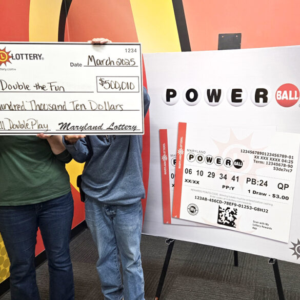 Maryland man stunned by $500k powerball jackpot - photo licensed by shore news network.