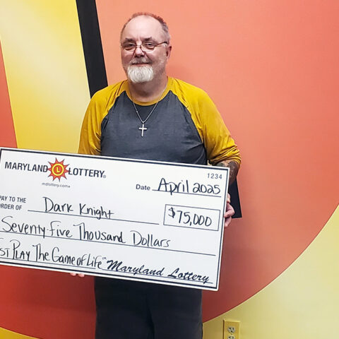 Maryland man stuns himself with $75k lottery jackpot - photo licensed by shore news network.
