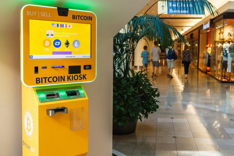 A crypto kiosk