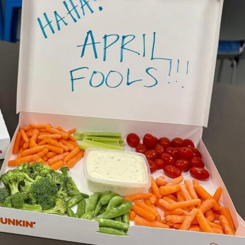 New jersey cops to dunkin donuts april fools' day prankster, well played - photo licensed by shore news network.