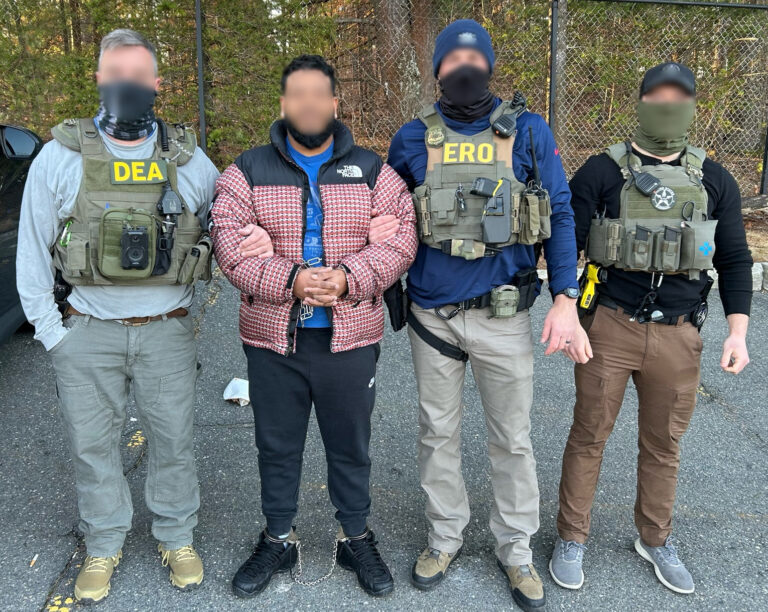 Fugitive murder suspect arrested by ice in boston - photo licensed by shore news network.