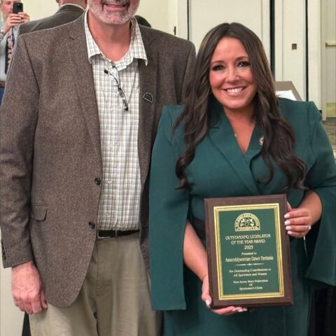 Dawn fantasia honored with legislator of the year award by nj sportsmen's federation - photo licensed by shore news network.