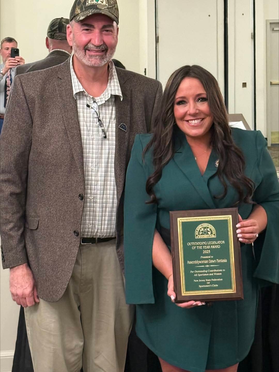 Dawn Fantasia honored with Legislator of the Year Award by NJ Sportsmen's Federation