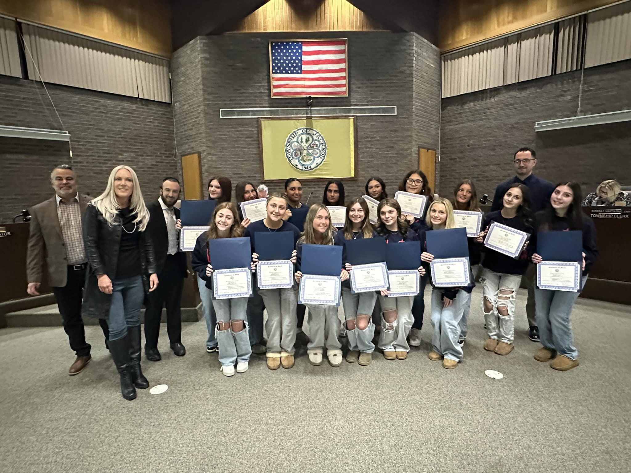 Liberty roars: Jackson cheer champs crowned state and national victors, honored by township council