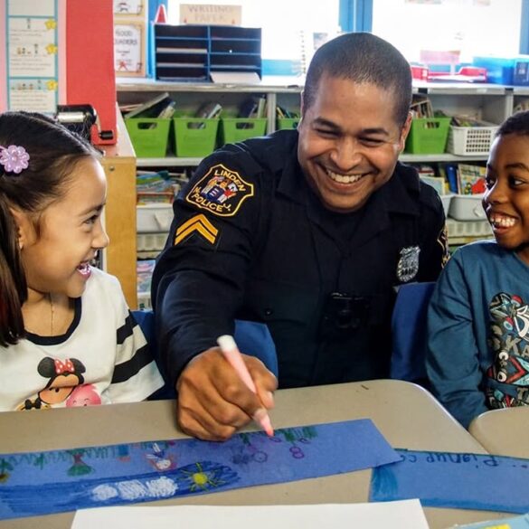 Veteran police officer retires in linden after 17 year career - photo licensed by shore news network.