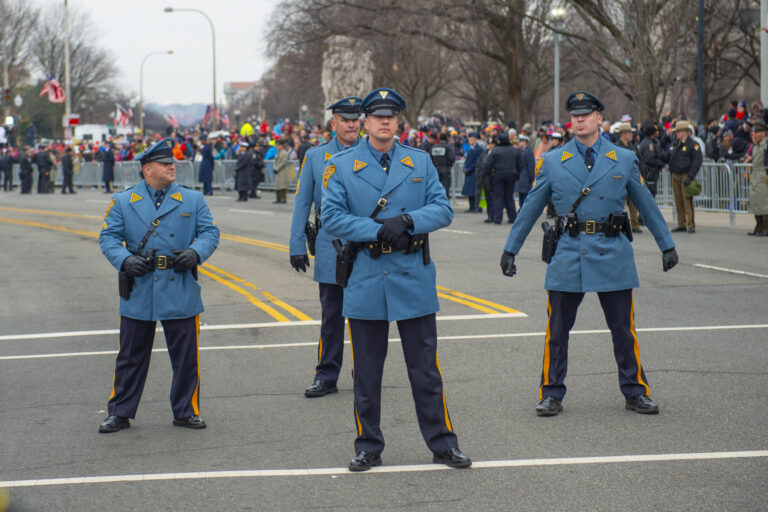 New jersey state police in washington, d. C.