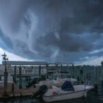 Rain storm forming over New Jersey coast - File Photo