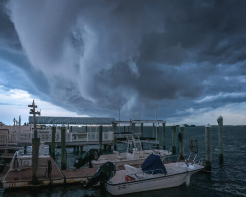 Rain storm forming over New Jersey coast - File Photo