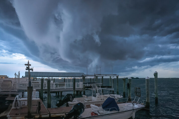 Rain storm forming over New Jersey coast - File Photo