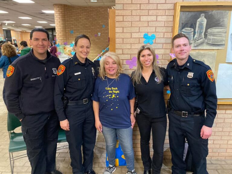 Suffolk police join take back the night event to support domestic violence survivors - photo licensed by shore news network.