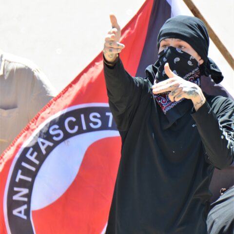 Trump declares antifa a terrorist organization - photo licensed by shore news network.