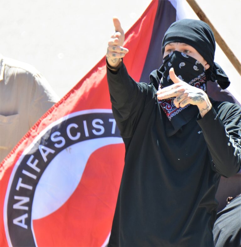 Trump declares antifa a terrorist organization - photo licensed by shore news network.