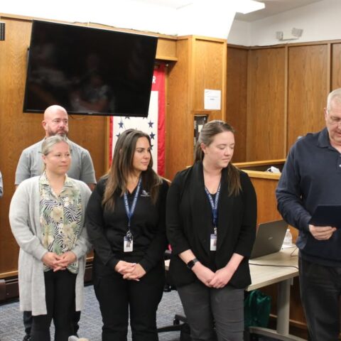 Manchester township mayor honors emergency dispatchers during national public safety telecommunicators week - photo licensed by shore news network.