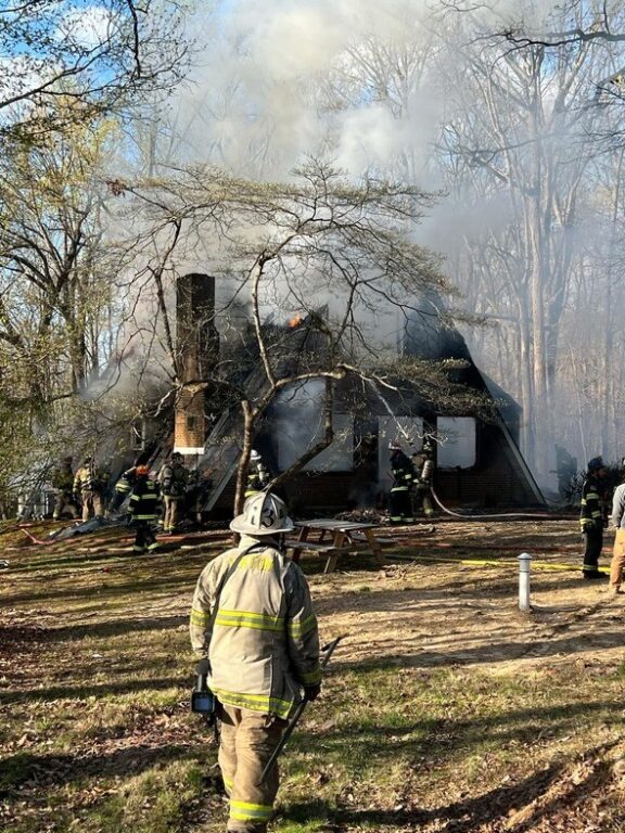 $300K blaze destroys Maryland home as investigators seek cause of North East fire
