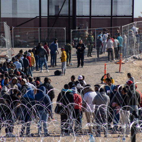 Migrants crossing u. S. Border during biden administration.