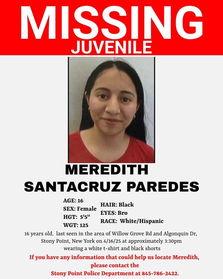 Teen girl missing in Stony Point after last seen near Willow Grove Road