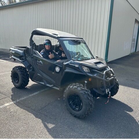 Bensalem police go offroading in all-terrain police operation - photo licensed by shore news network.