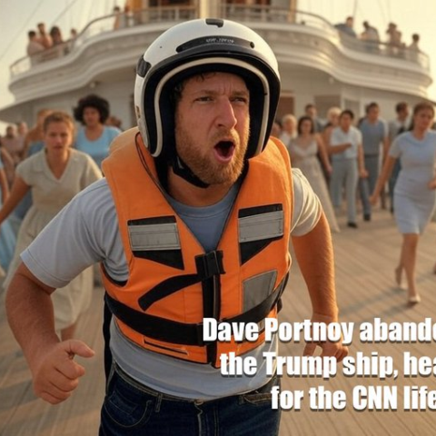 Portnoy panics: trump jitters send barstool president into the arms of cnn - photo licensed by shore news network.