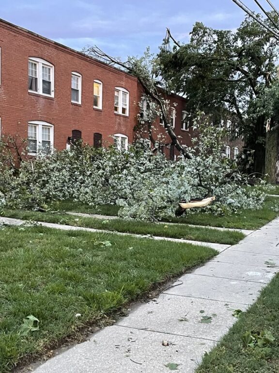 Chilling photos show damage after EF-1 tornado touches down in Baltimore and Dundalk Chilling photos show damage after EF-1 tornado touches down in Baltimore and Dundalk