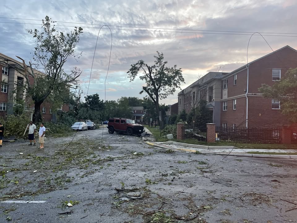 Chilling photos show damage after EF-1 tornado touches down in Baltimore and Dundalk Chilling photos show damage after EF-1 tornado touches down in Baltimore and Dundalk