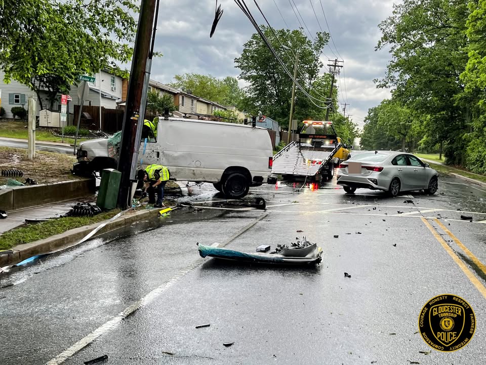 South Jersey crash ends with minor injuries