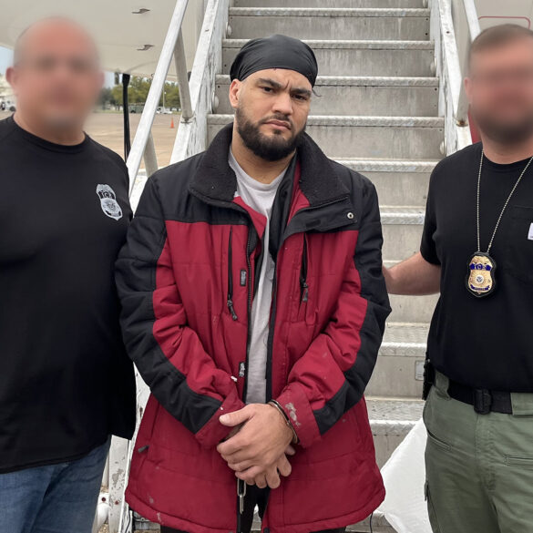 Ice removes illegal brazilian fugitive convicted of armed robbery in boston - photo licensed by shore news network.