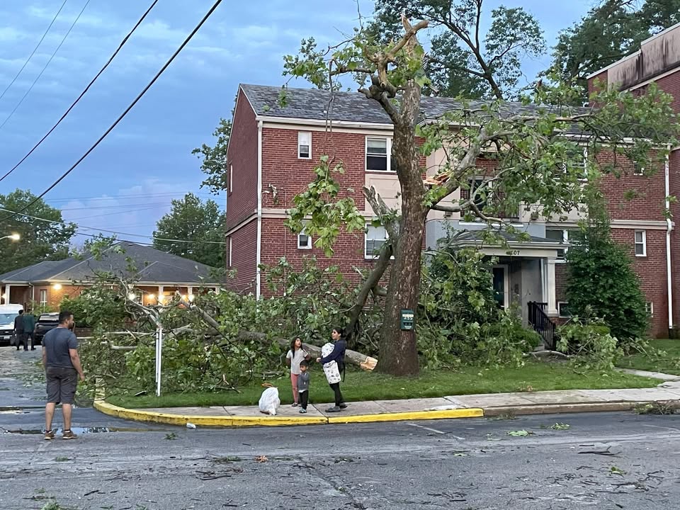 Chilling photos show damage after EF-1 tornado touches down in Baltimore and Dundalk Chilling photos show damage after EF-1 tornado touches down in Baltimore and Dundalk
