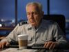Political Satire - Aging and tired air traffic controller. - AI Generated - Grok/X