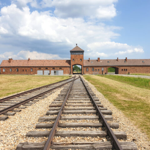 Workers behind the barstool philadelphia "f jews" sign being sent to concentration camp - photo licensed by shore news network.