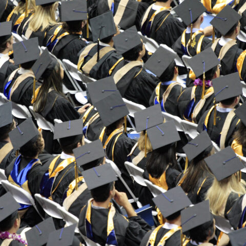 Ocean county college moves graduation ceremony indoors, families not allowed - photo licensed by shore news network.