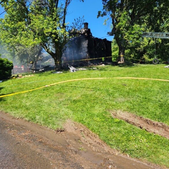 Fire destroys clear spring home, no injuries reported - photo licensed by shore news network.