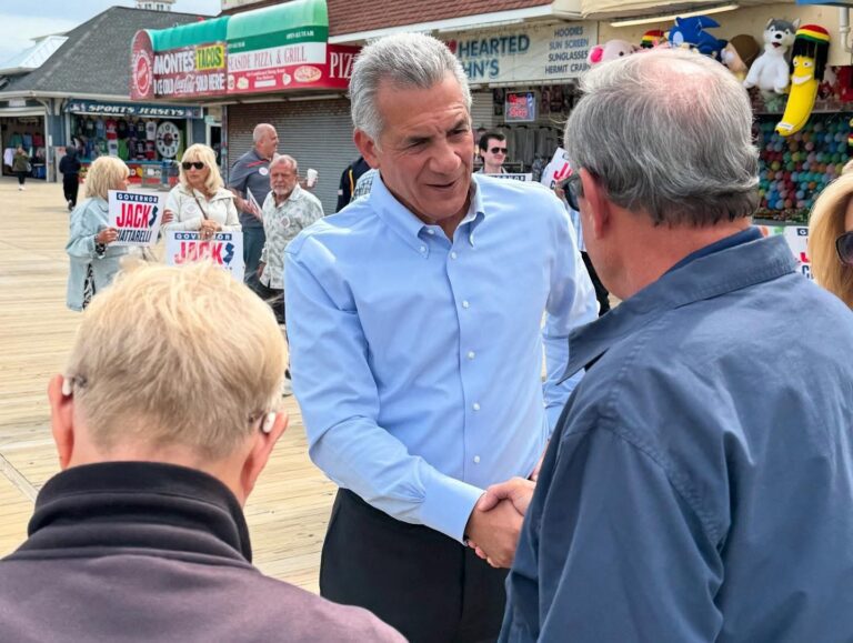 Sherrill leads ciattarelli by 16% in latest poll but jack is gaining independent voters in new poll - photo licensed by shore news network.