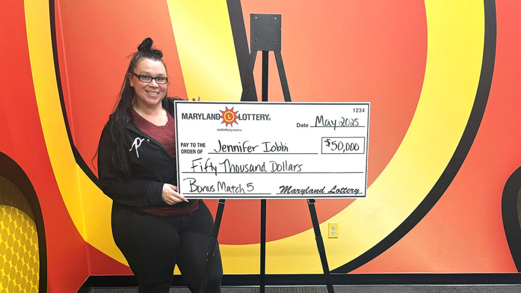 Parkville supermarket worker claims $50,000 Maryland Lottery prize