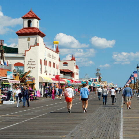 Ocean city, new jersey boardwalk