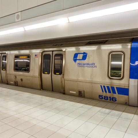 Path train between new jersey and new york city