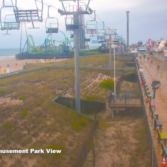 Thunderstorms, wind and rain clear out for sunny sunday at the jersey shore, light crowds expected - photo licensed by shore news network.