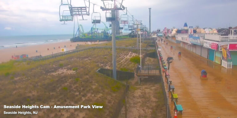 Thunderstorms, wind and rain clear out for sunny sunday at the jersey shore, light crowds expected - photo licensed by shore news network.