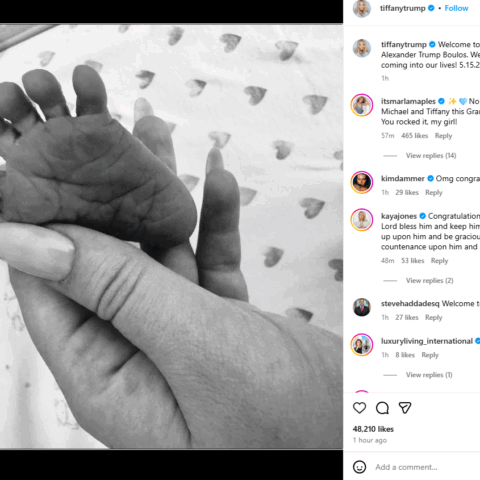 It’s a boy! Tiffany trump gives birth to son alexander - photo licensed by shore news network.