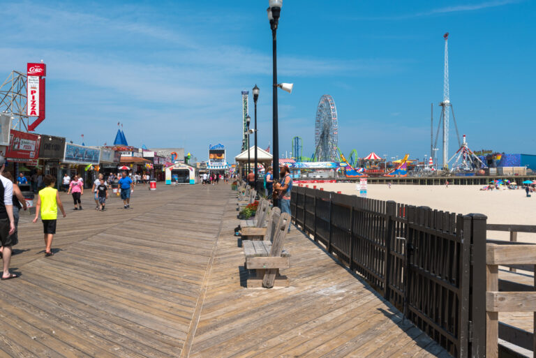 Seaside heights boardwalk