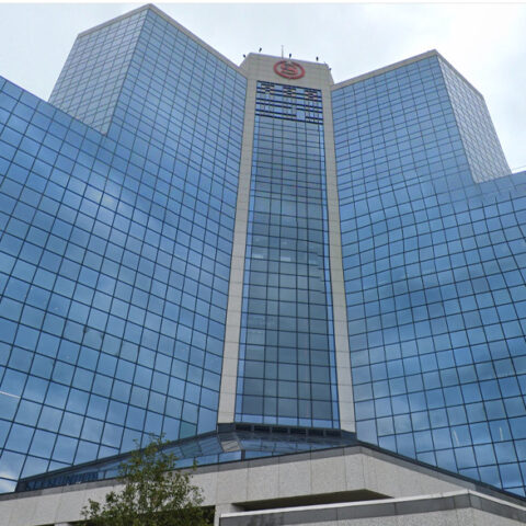 Watch: monolithic new jersey hotel imploded - photo licensed by shore news network.