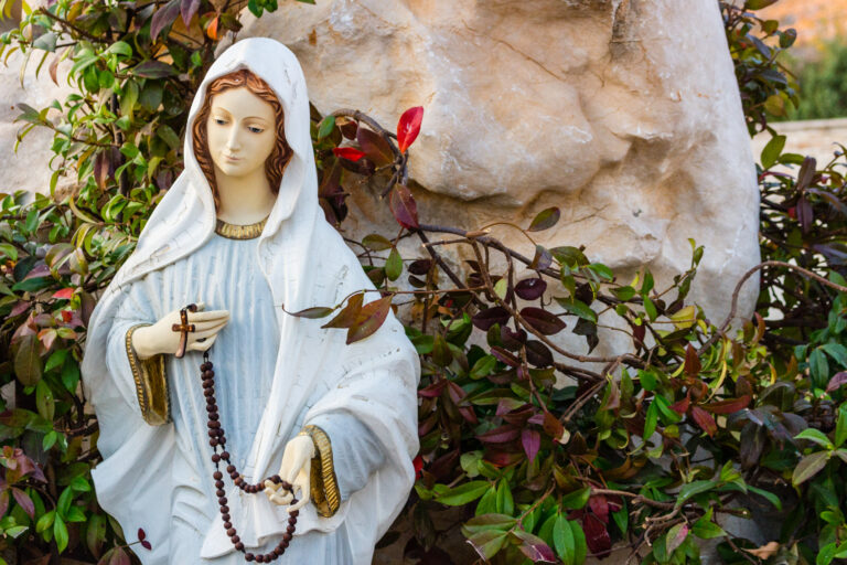 Newark police seek suspect who stole virgin mary statue from highland avenue lawn - photo licensed by shore news network.