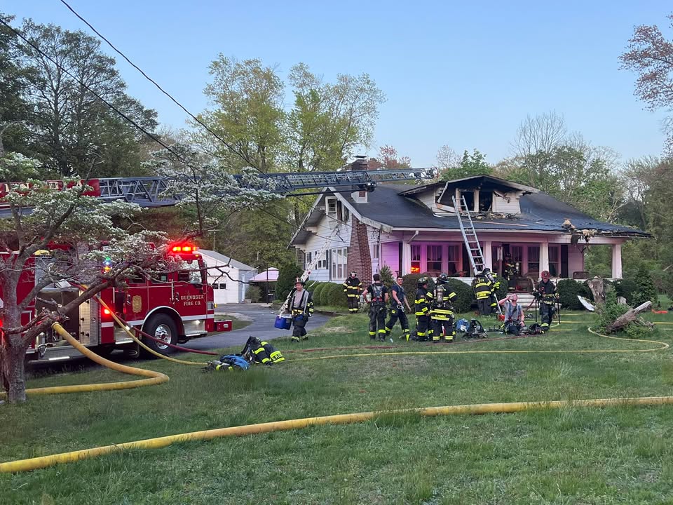 Overnight fire damages home in Wall Township