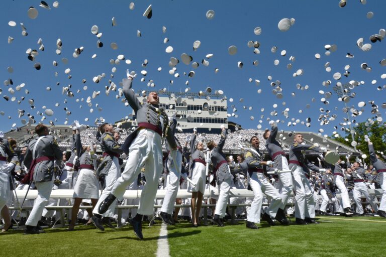 Trump slams past presidents for dragging soldiers into prolonged foreign wars during west point commencement speech - photo licensed by shore news network.
