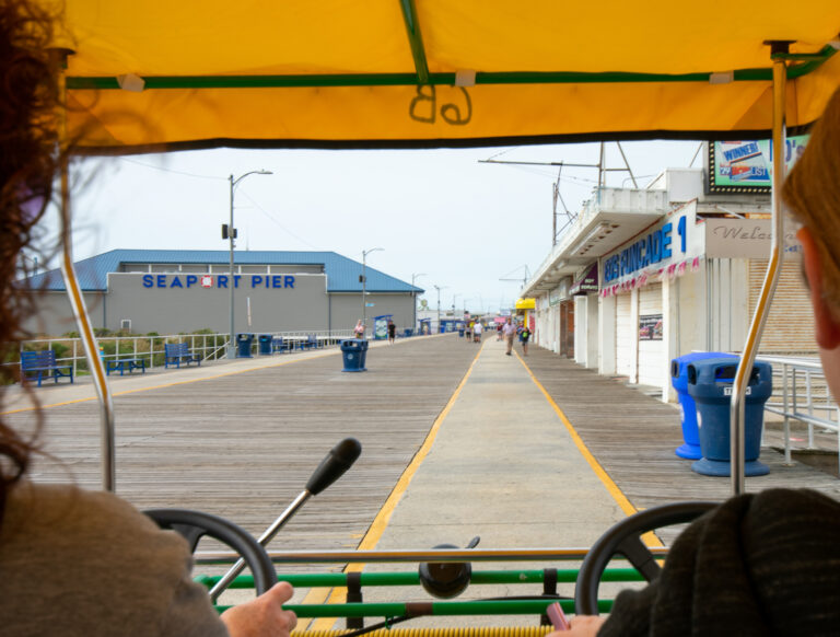 Truck crashes through wildwood boardwalk, police release video - photo licensed by shore news network.