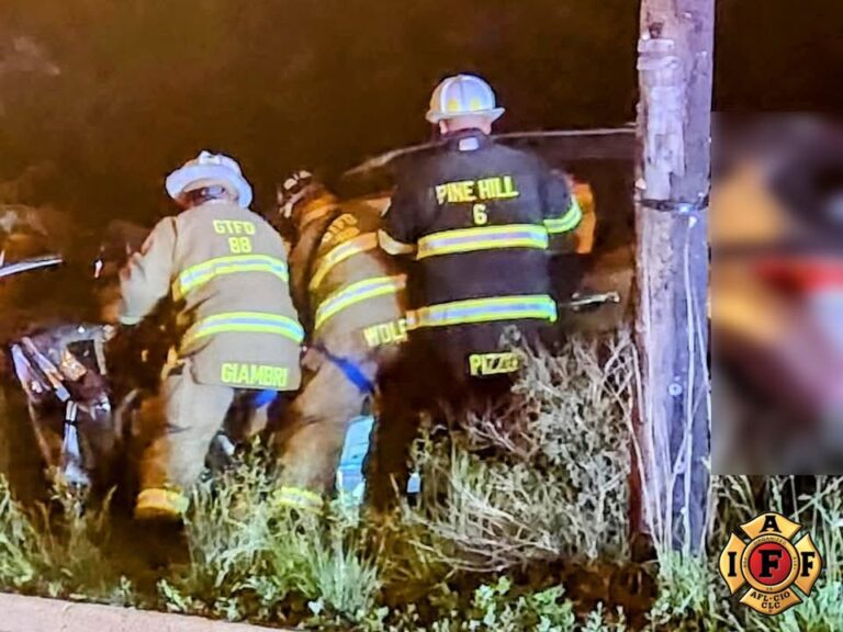 Vehicle drags along bridge, hits gas main in terrifying nj crash - photo licensed by shore news network.