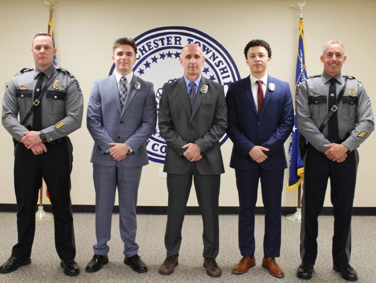 Manchester township welcomes three new class i special law enforcement officers - photo licensed by shore news network.