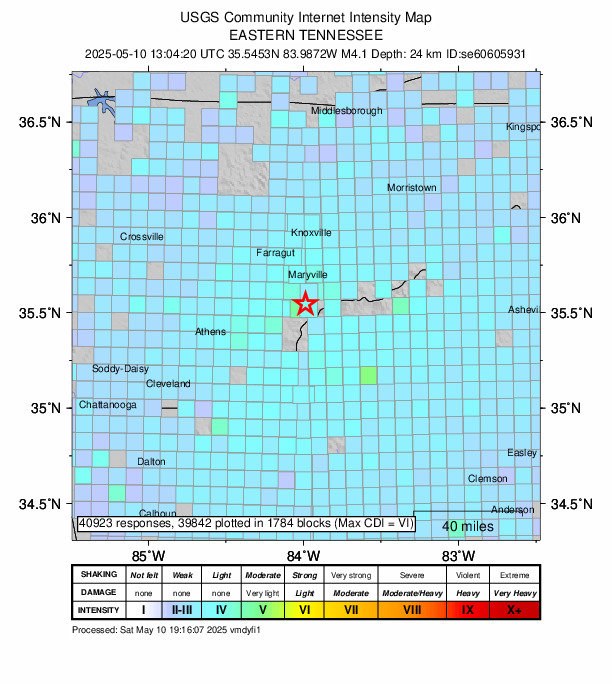 Earthquake near Oak Ridge shakes western North Carolina, prompts surge in 911 calls Earthquake near Oak Ridge shakes western North Carolina, prompts surge in 911 calls
