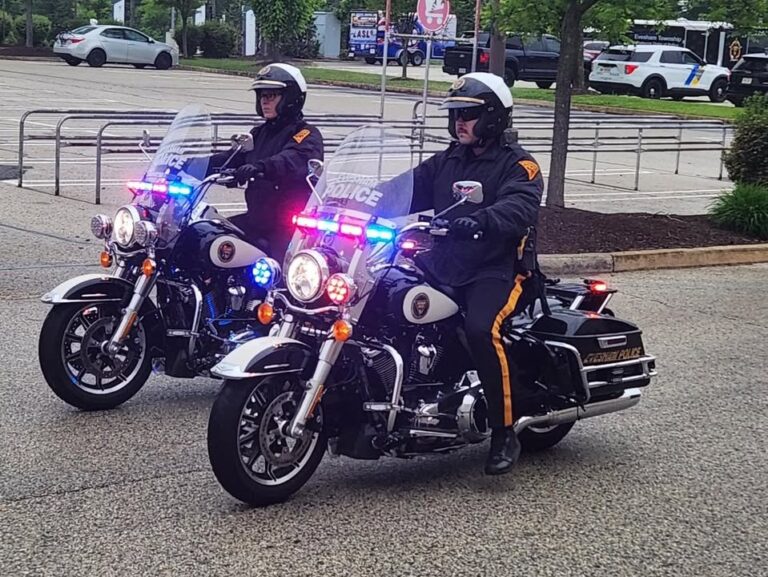 Evesham police join kick-off ride ahead of police unity tour departure - photo licensed by shore news network.