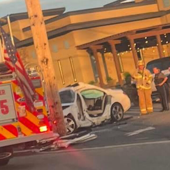 Driver in serious route 37 hit-and-run car crash fled to barrier island, captured by police - photo licensed by shore news network.